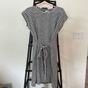 J.Crew factory outlet short sleeve tie-waist T-shirt dress.